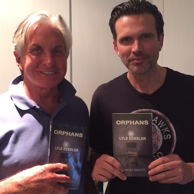 1st read through of the play "orphans" that I'm doing with my dad and @lord_wilhelm_iv