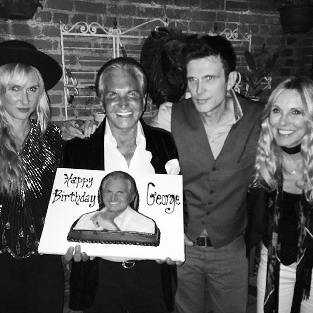 Nothing like a cake made out of spf # 2! But Happy Bday dad. Love you @seanstewart @georgehamilton @alanakstewart @eonline @thekimberlystewart