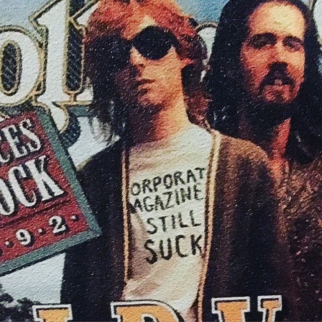 #BN&AN. Only Kurt could get away with wearing that shirt on the cover of rolling stone, when it had artists on it. Your missed by many.